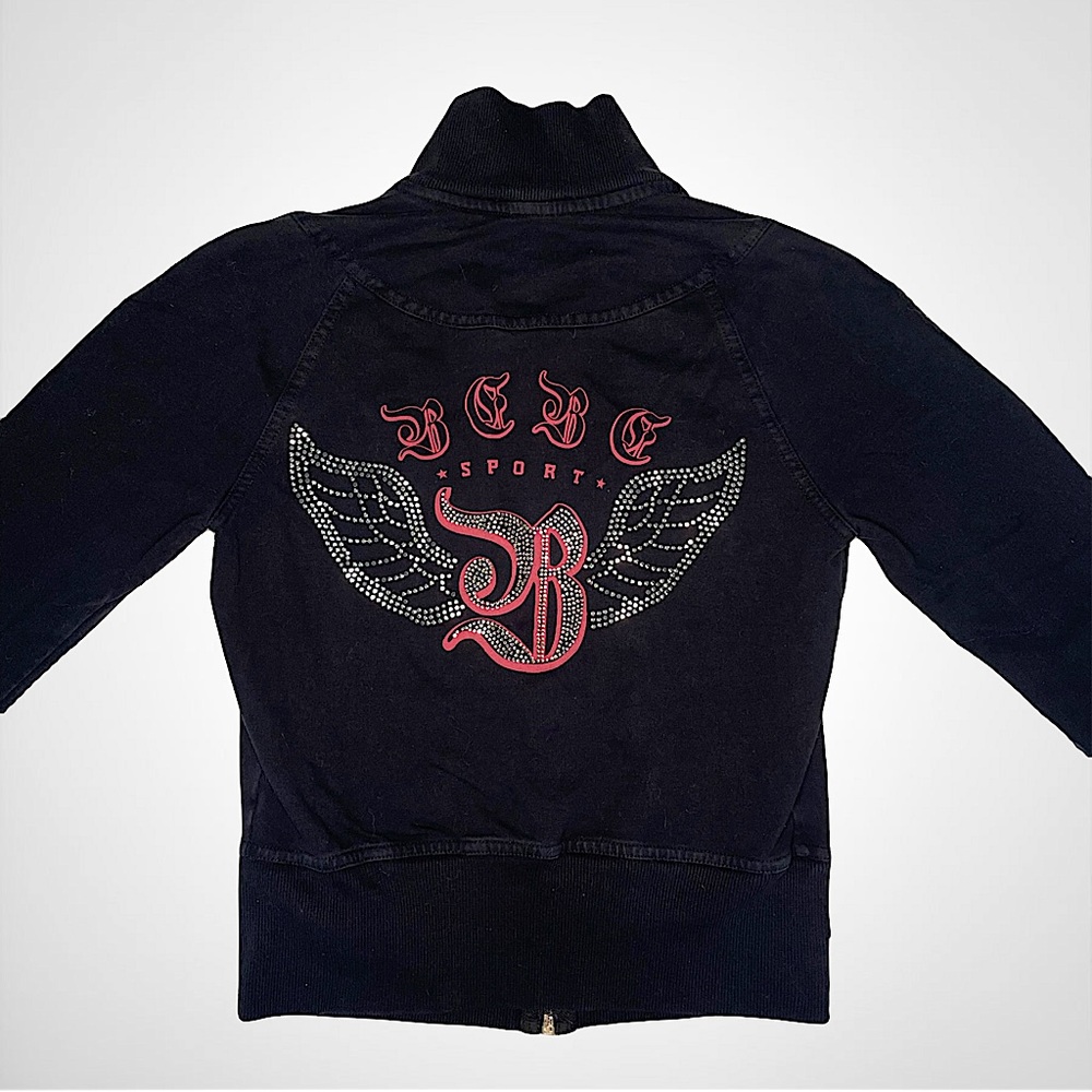 Junior’s Sz S Bebe Sport Zip-Up Jacket